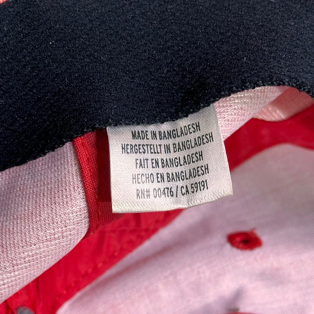 St Andrews Links The Old Course Golf Hat Red Heather Adjustable Strap Cap